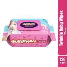 Supermom Baby Wipes Canister (160's Jar)
